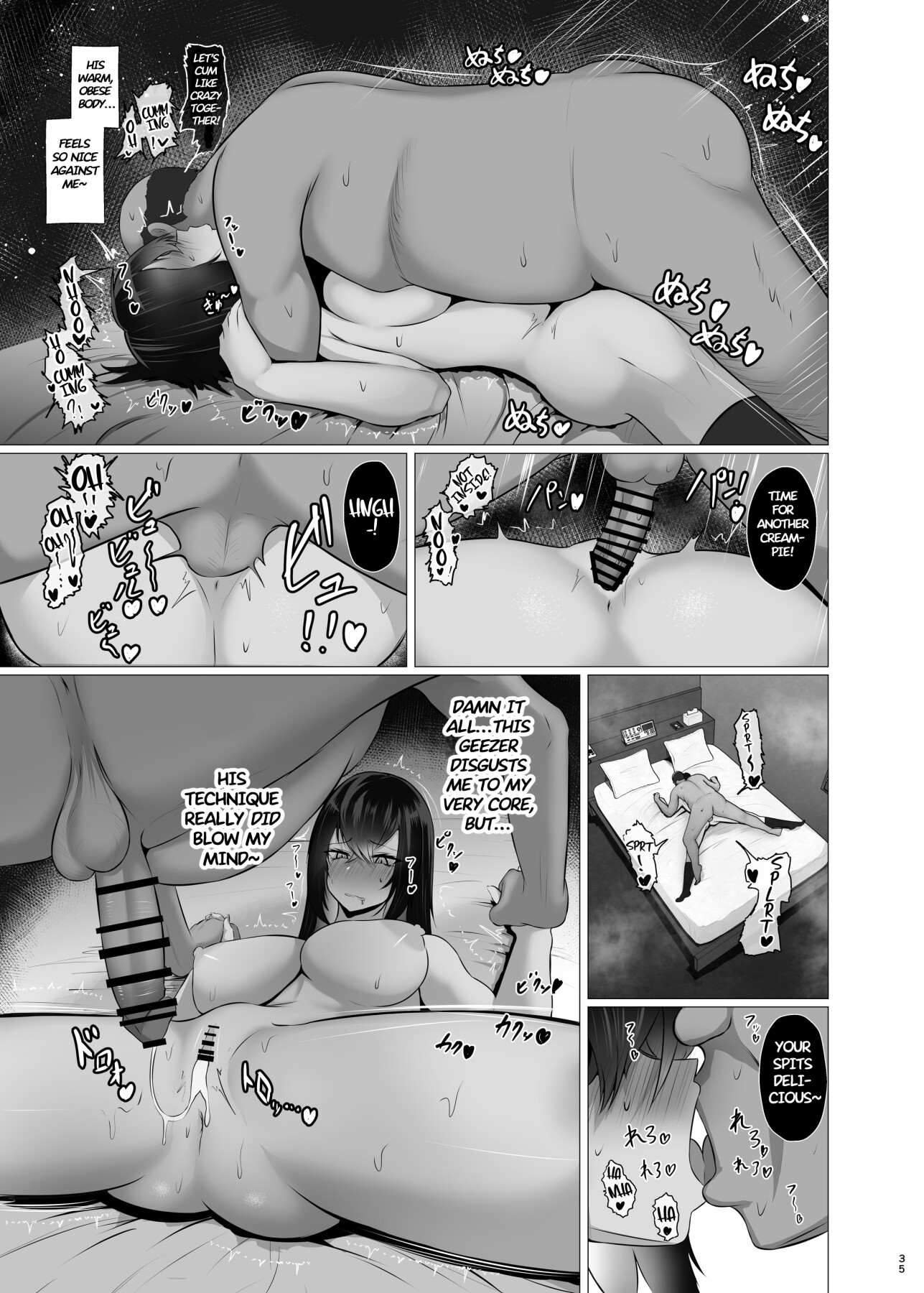 Hentai Manga Comic-Sensory Deprivation X Sugar Daddy: Ha? As If I'd Feel Good, Dumbass!-Read-35